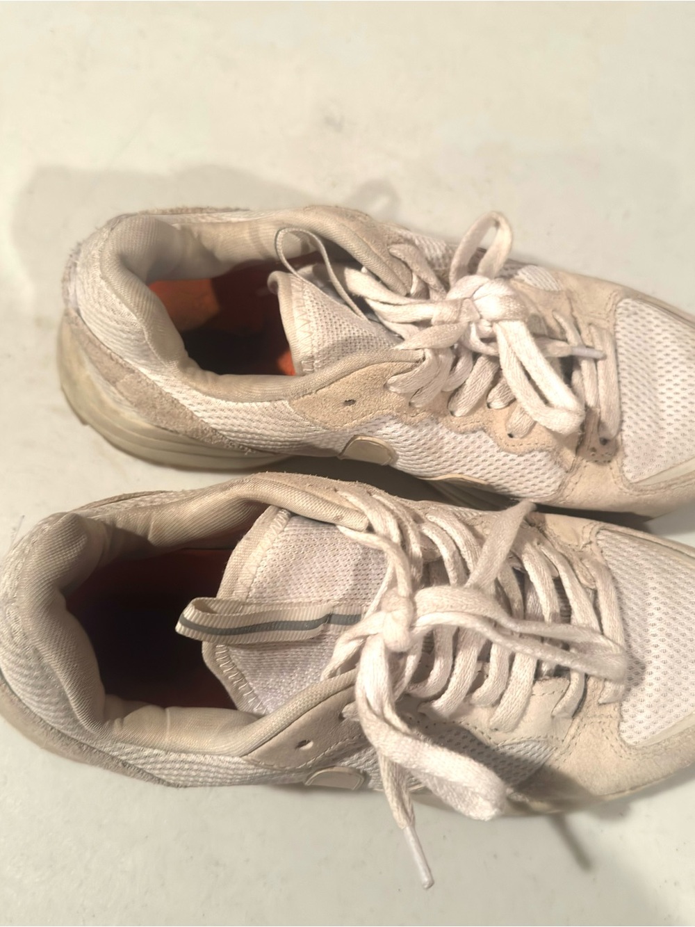 Veja Venturi II Alveomesh Lace Up Sneakers White Beige Size 8 - Picture 3 of 8